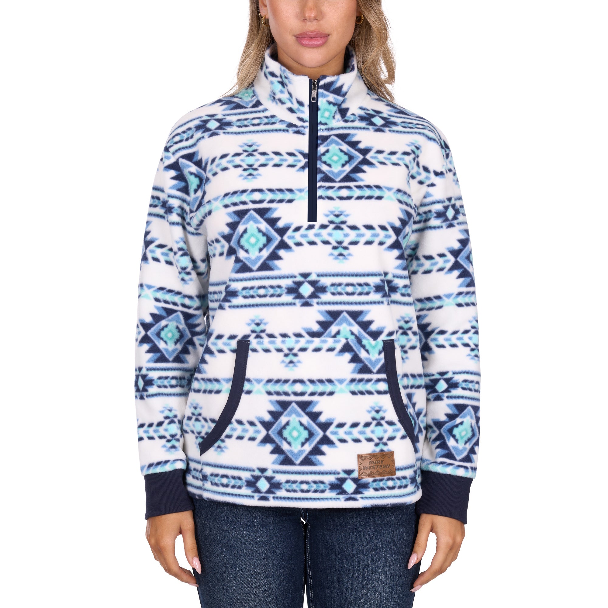 Pure Western Womens Briana 1/4 Zip Pullover