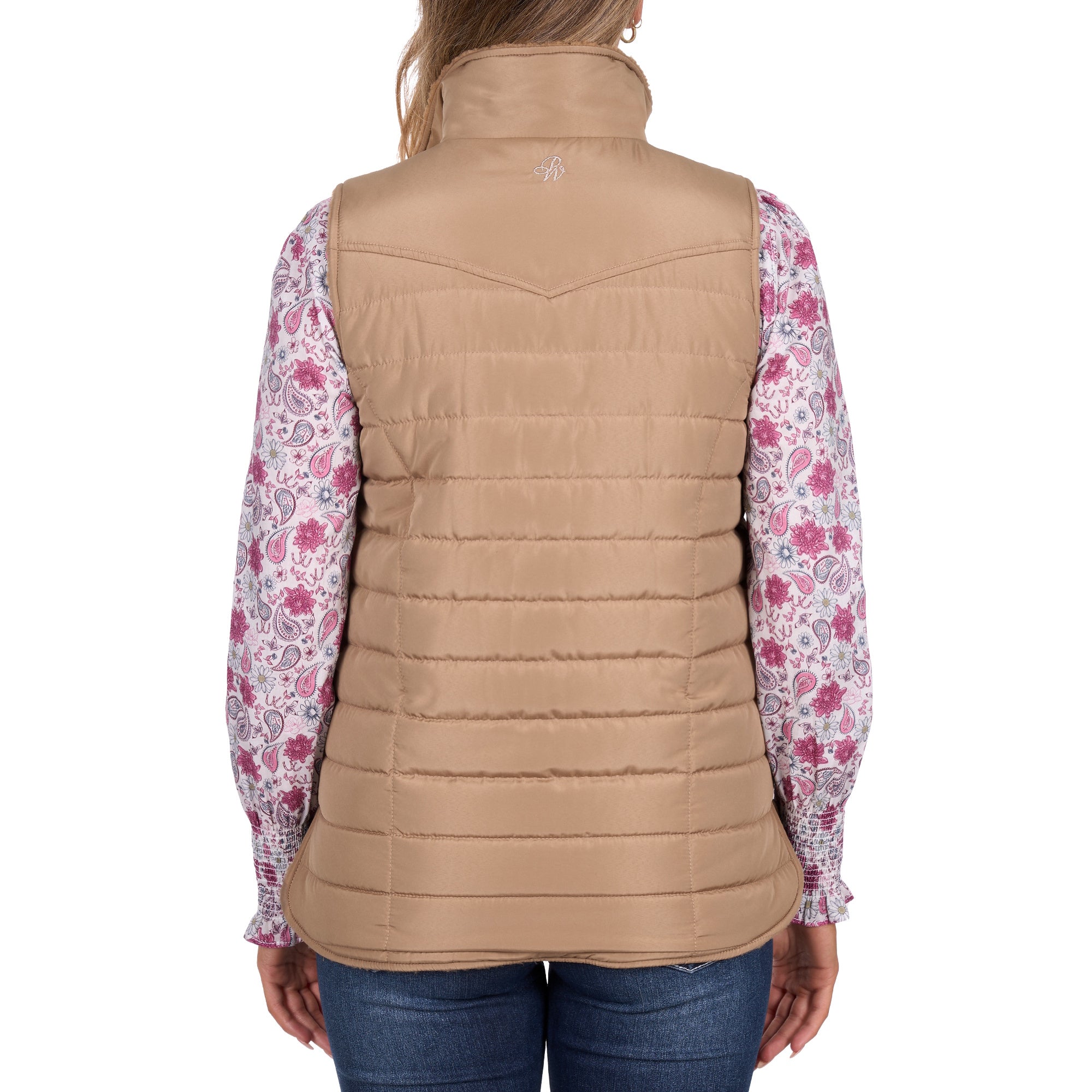 Pure Western Womens Sherri Reversible Vest