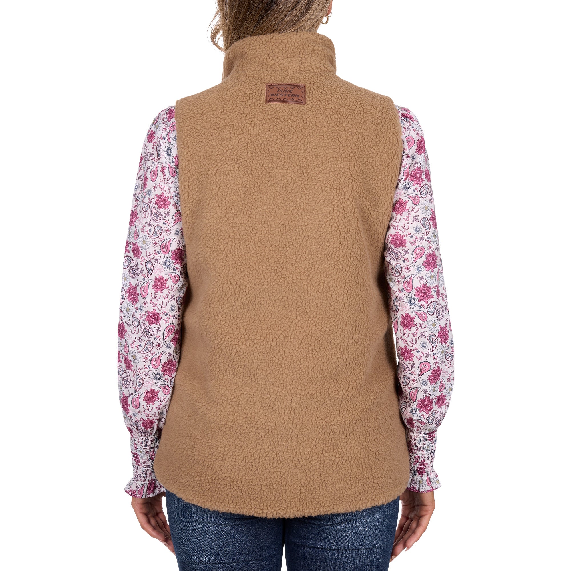 Pure Western Womens Sherri Reversible Vest