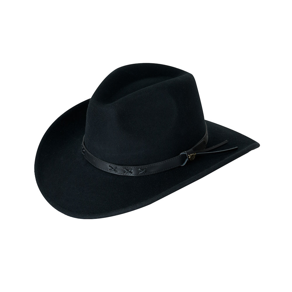 Pure Western Hurricane Crushable Hat In Black