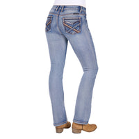 Pure Western Womens Emily Boot Cut Jeans 32 Inch Leg