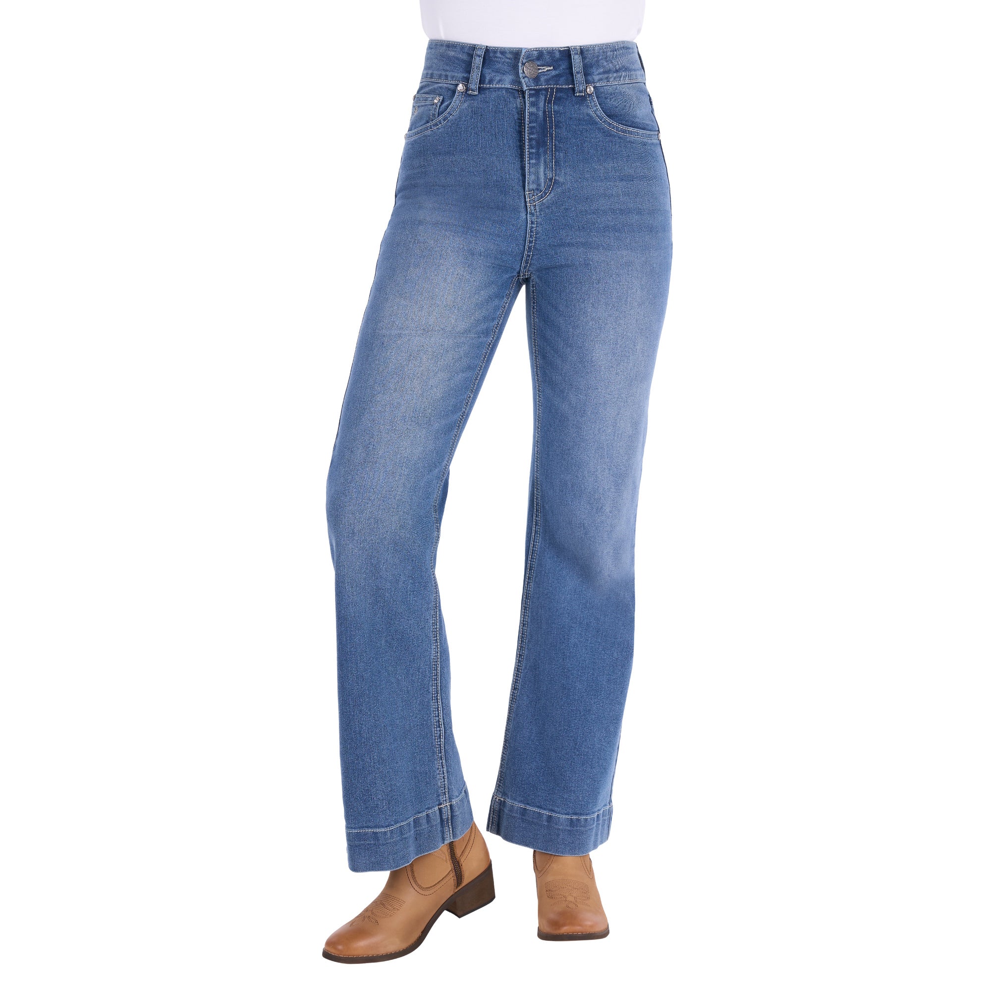 Pure Western Womens Banks Trouser Jeans 30 Inch Leg