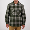 Front of Swanndri Men's Ranger Bush Shirt in Woodlands Check