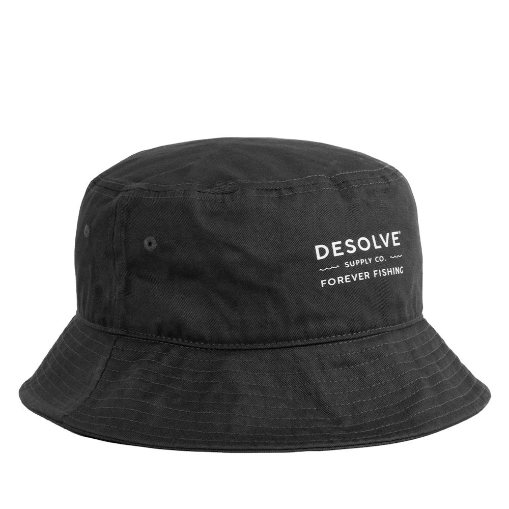 Desolve Supply Co. Bucket Hat in Charcoal