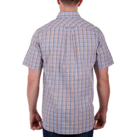 Thomas Cook Mens Lawson Check Short Sleeve Shirt in White/Multi