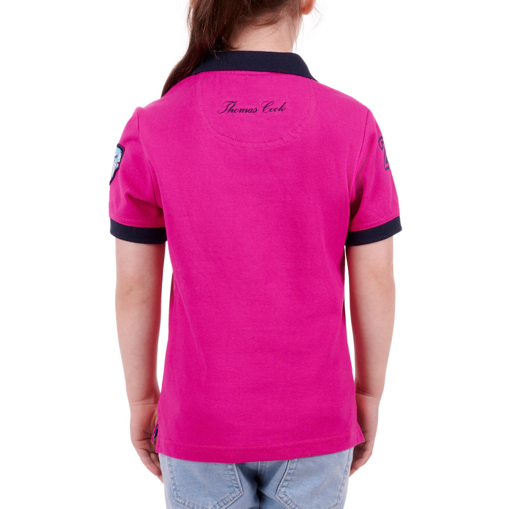Back view of Thomas Cook Girls Sunny Short Sleeve Polo