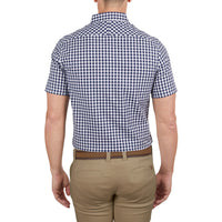 Back of Thomas Cook Mens Bart Tailored Short Sleeve Shirt