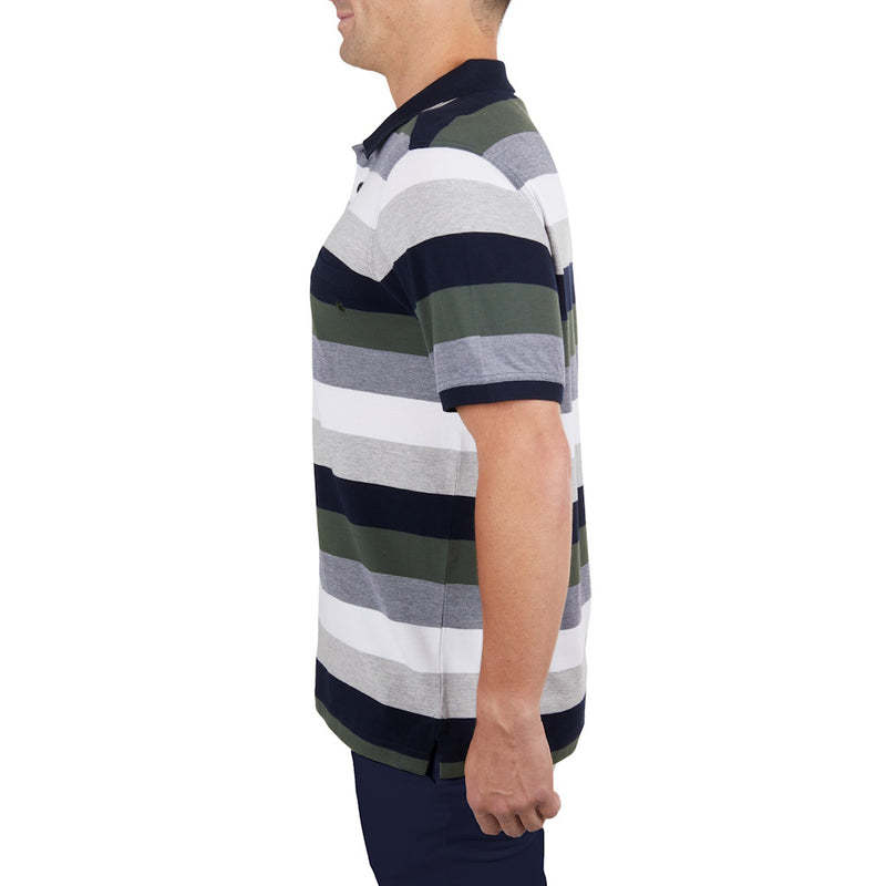 Side view of Thomas Cook Mens Zak 1 Pocket Short Sleeve Polo