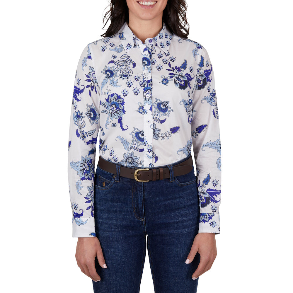 Front of T4S2114085 Thomas Cook Womens Annie Long Sleeve Shirt