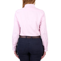 Back of Pink Thomas Cook Women's Kelsey Long Sleeve Shirt