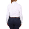 Back of Thomas Cook Women's Kelsey Long Sleeve Shirt in White