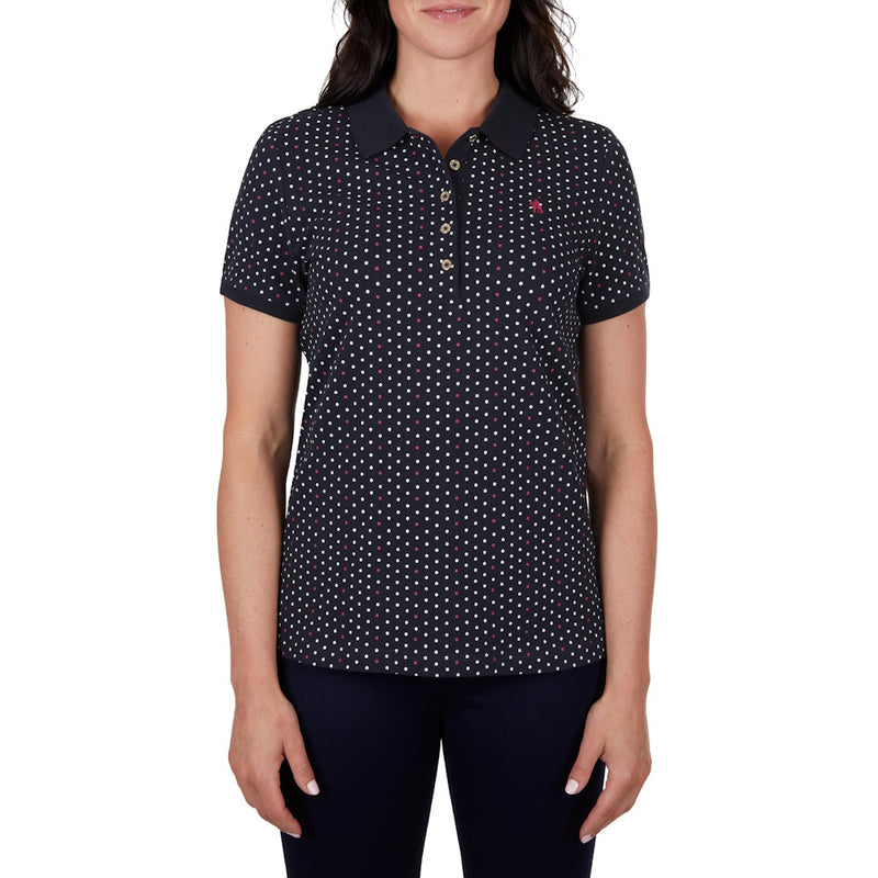 Front of Thomas Cook Womens Maisie Short Sleeve Polo