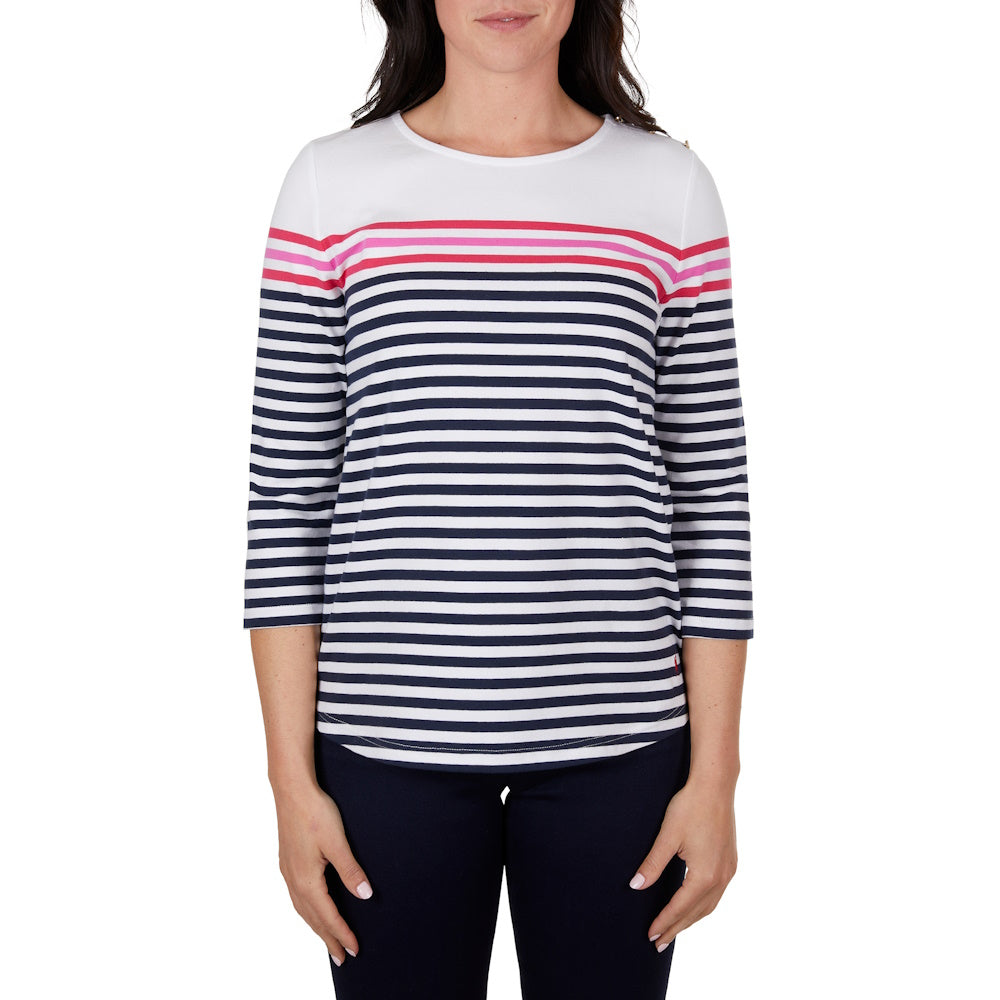 Front of Thomas Cook Womens Sarah 3/4 Sleeve Tee