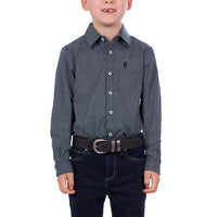 Front of Thomas Cook Boys Cade 1 Pocket Long Sleeve Shirt