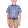 Front of Thomas Cook Boys Gus 2 Pocket Short Sleeve Shirt