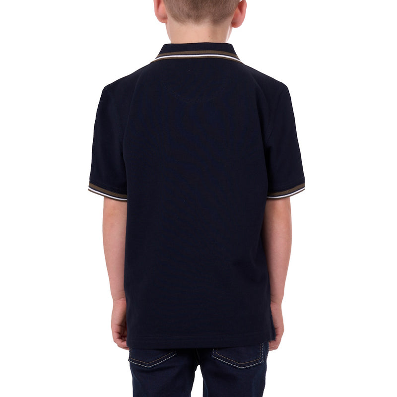 Back of Thomas Cook Boys Logan Short Sleeve Polo