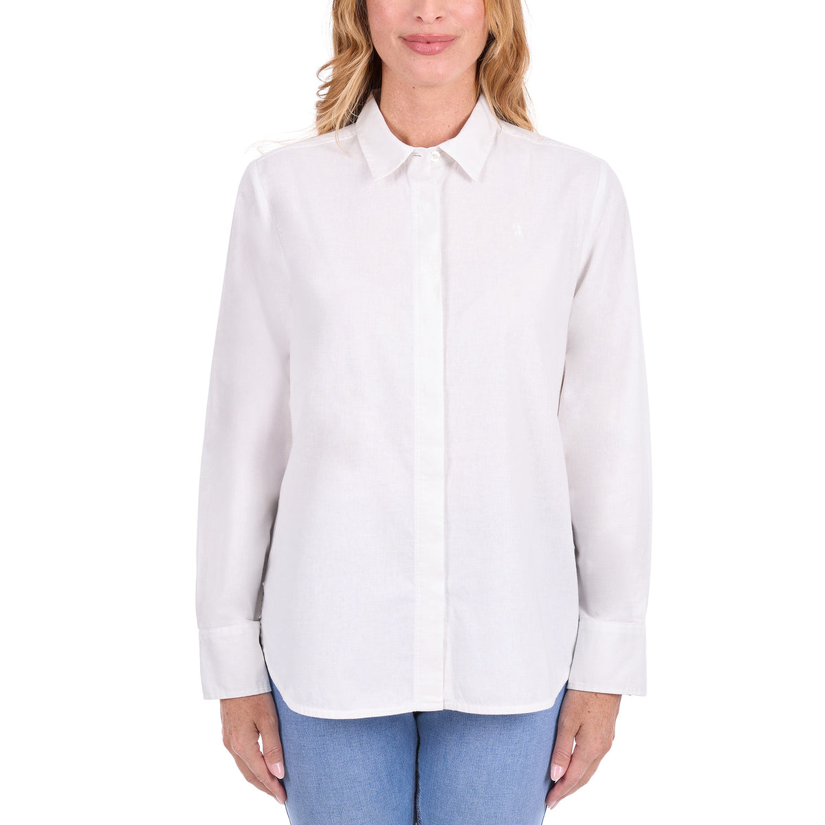 Thomas Cook Womens Elvie Linen Long Sleeve Shirt