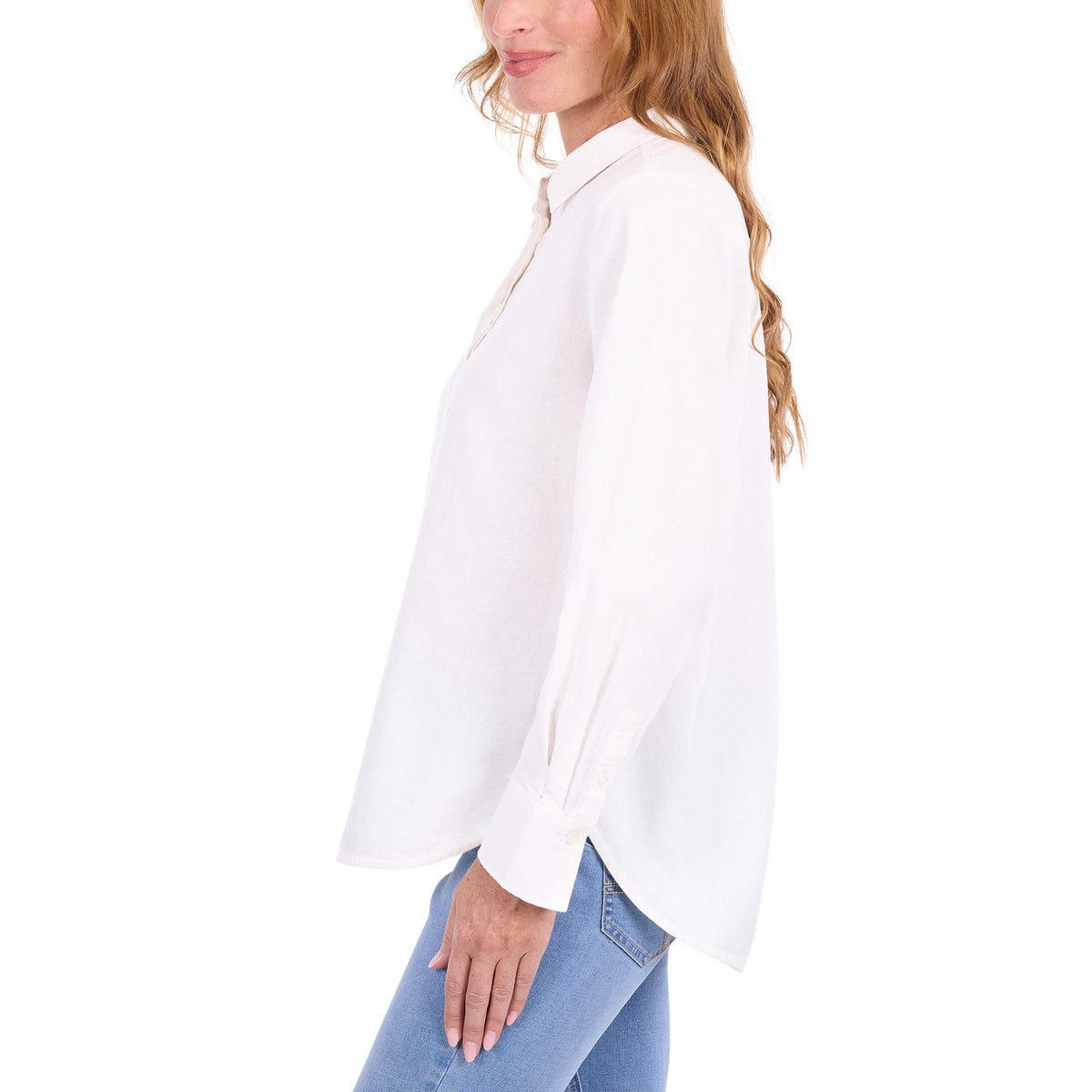 Thomas Cook Womens Elvie Linen Long Sleeve Shirt