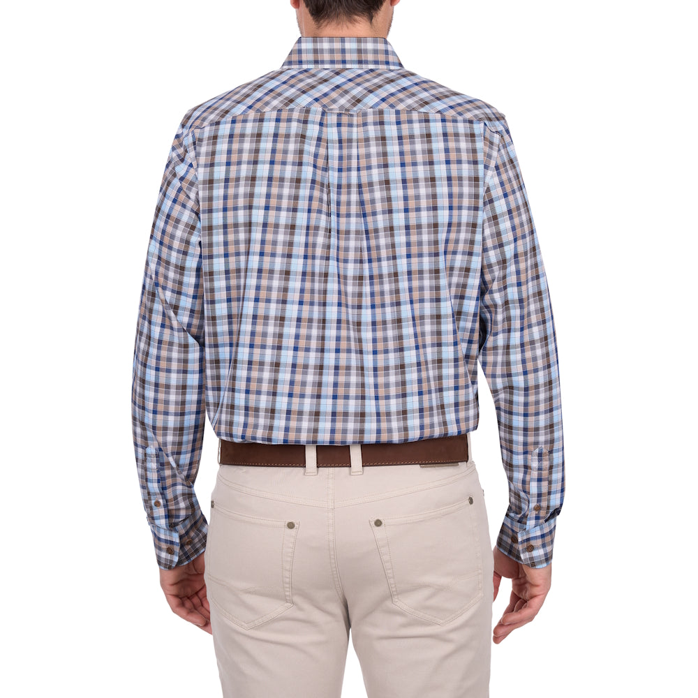 Thomas Cook Mens Jonathan Check 2 Pocket Long Sleeve Shirt