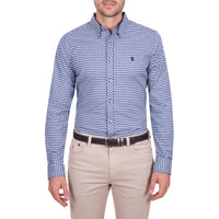 Thomas Cook Mens Anthony Check Tailored Long Sleeve Shirt