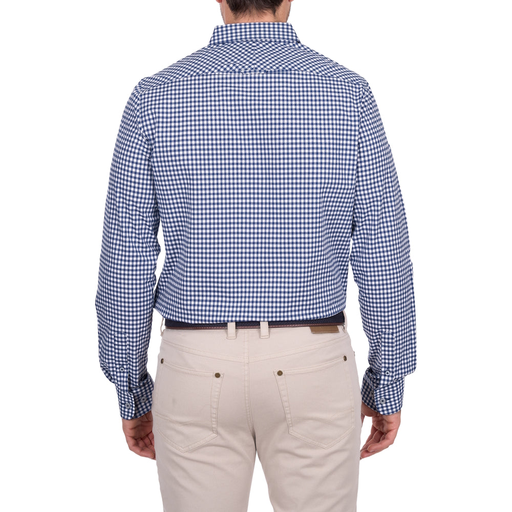 Thomas Cook Mens Anthony Check Tailored Long Sleeve Shirt