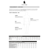 Thomas Cook Men's Size Guide Chart