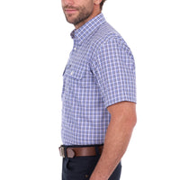 Thomas Cook Mens Wentworth Check 2 Pocket Short Sleeve Shirt