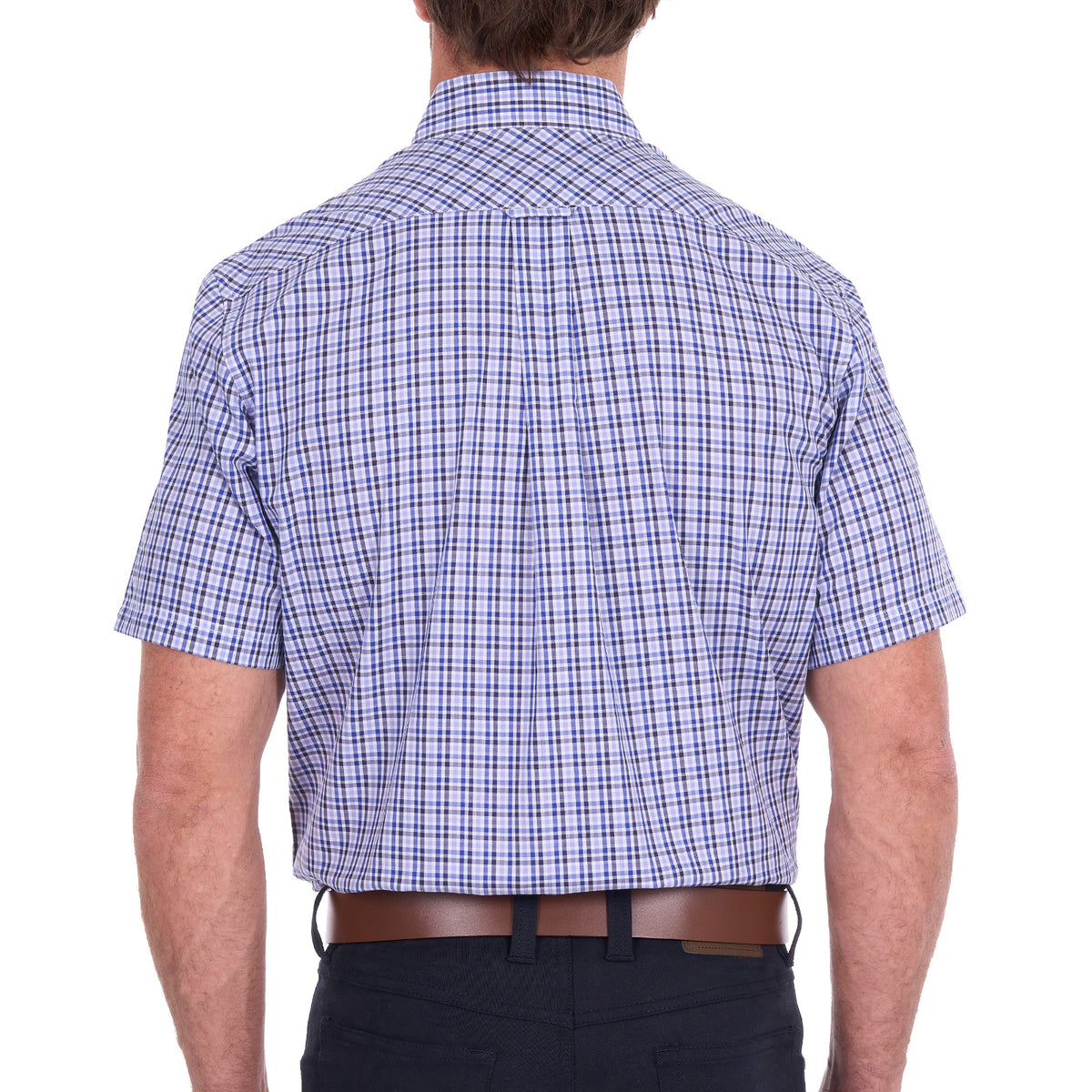 Thomas Cook Mens Wentworth Check 2 Pocket Short Sleeve Shirt