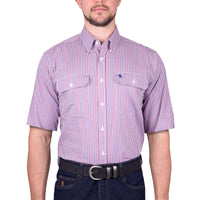 Thomas Cook Mens Wentworth Check 2 Pocket Short Sleeve Shirt