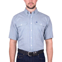 Thomas Cook Mens Wentworth Check 2 Pocket Short Sleeve Shirt
