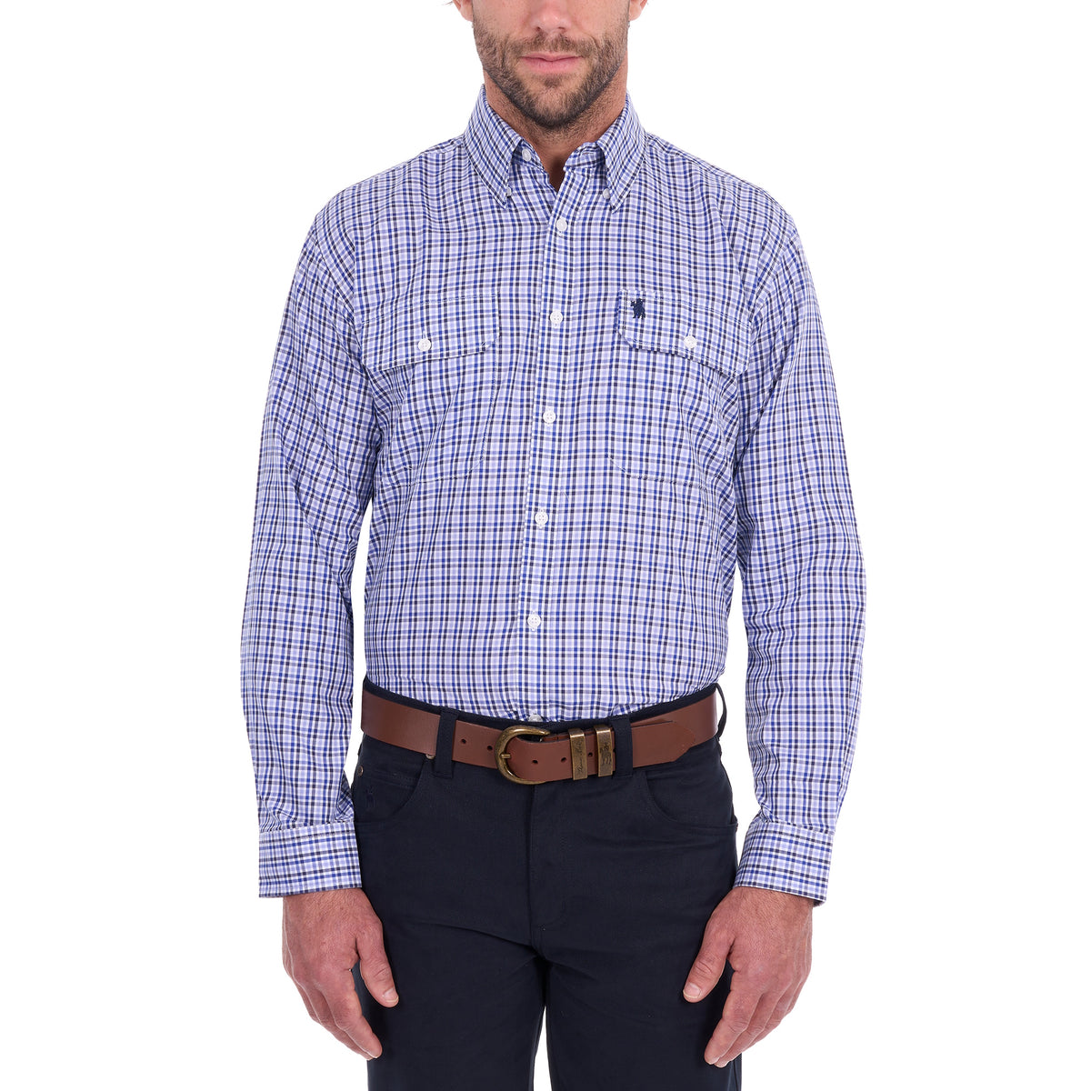 Thomas Cook Mens Wentworth 2 Pocket Long Sleeve Shirt