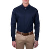 Front view of Thomas Cook Men's Callum Tailored Long Sleeve Shirt in Navy