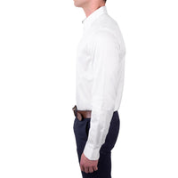 Side of White Thomas Cook Men's Callum Tailored Long Sleeve Shirt