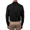 Back of Black Thomas Cook Men's Callum Tailored Long Sleeve Shirt