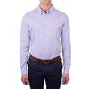 Front of Purple Thomas Cook Mens Callum Tailored Long Sleeve Shirt