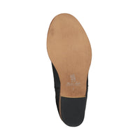 Close-up of a shoe sole with Thomas Cook logo