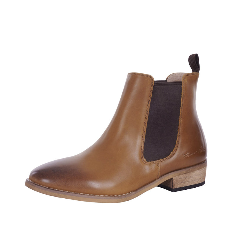 Thomas Cook Womens Chelsea Boot in Caramel