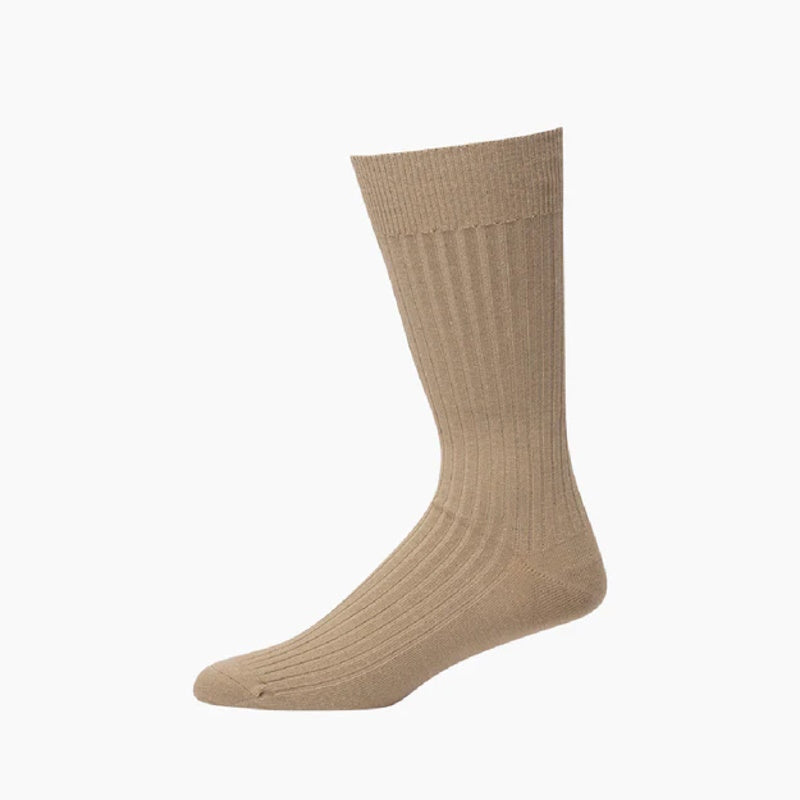 Pussyfoot Womens Wool Blend Non-Tight Sock in Beige