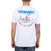 Back of Wrangler® Mens Finn Short Sleeve Tee