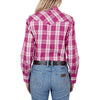 Back of Wrangler® Womens Stella Long Sleeve Shirt