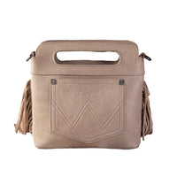 Wrangler® Embroidered Fringe Crossbody Bag