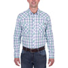 Wrangler® Mens Jacob Check Western Long Sleeve Shirt