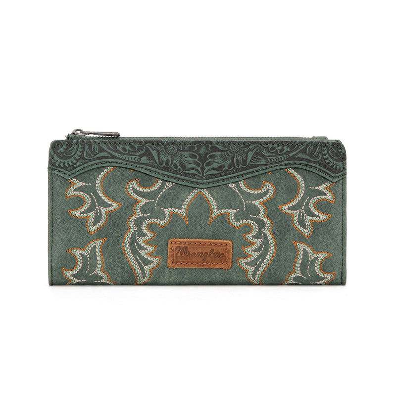 Wrangler® Embroidered Wallet