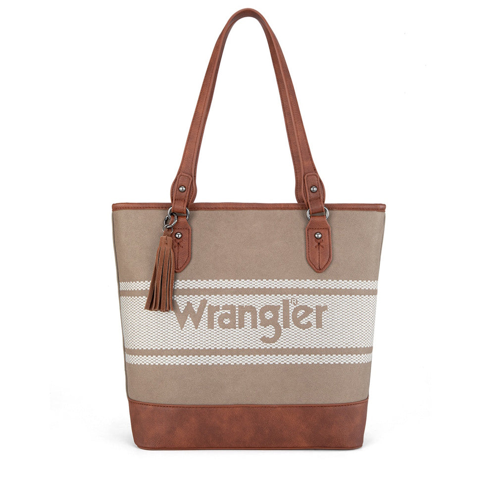 Wrangler Sierra Tote Bag in camel brown