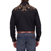 Wrangler® Mens Luke Embroidered Long Sleeve Shirt