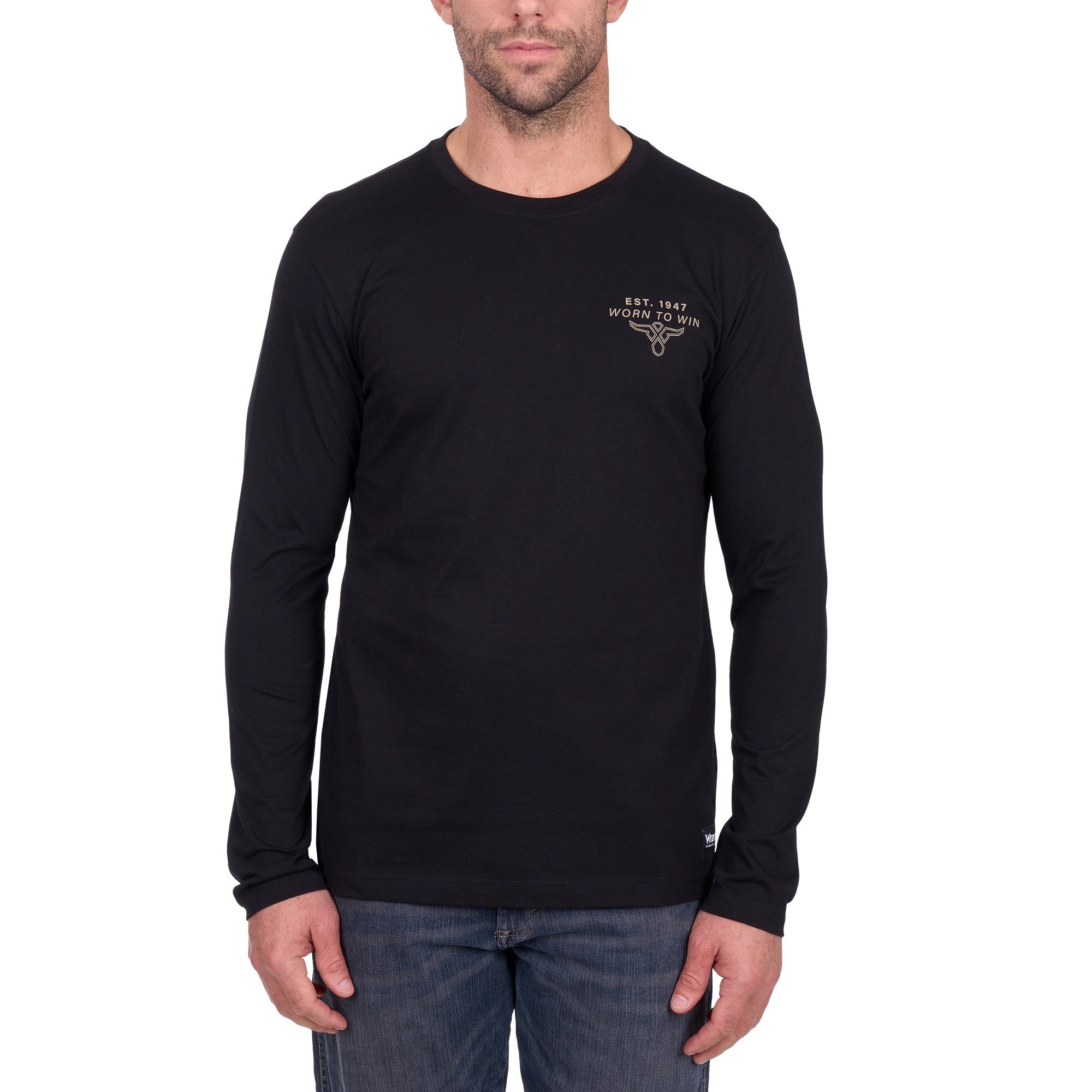 Wrangler® Mens Evan Long Sleeve Tee