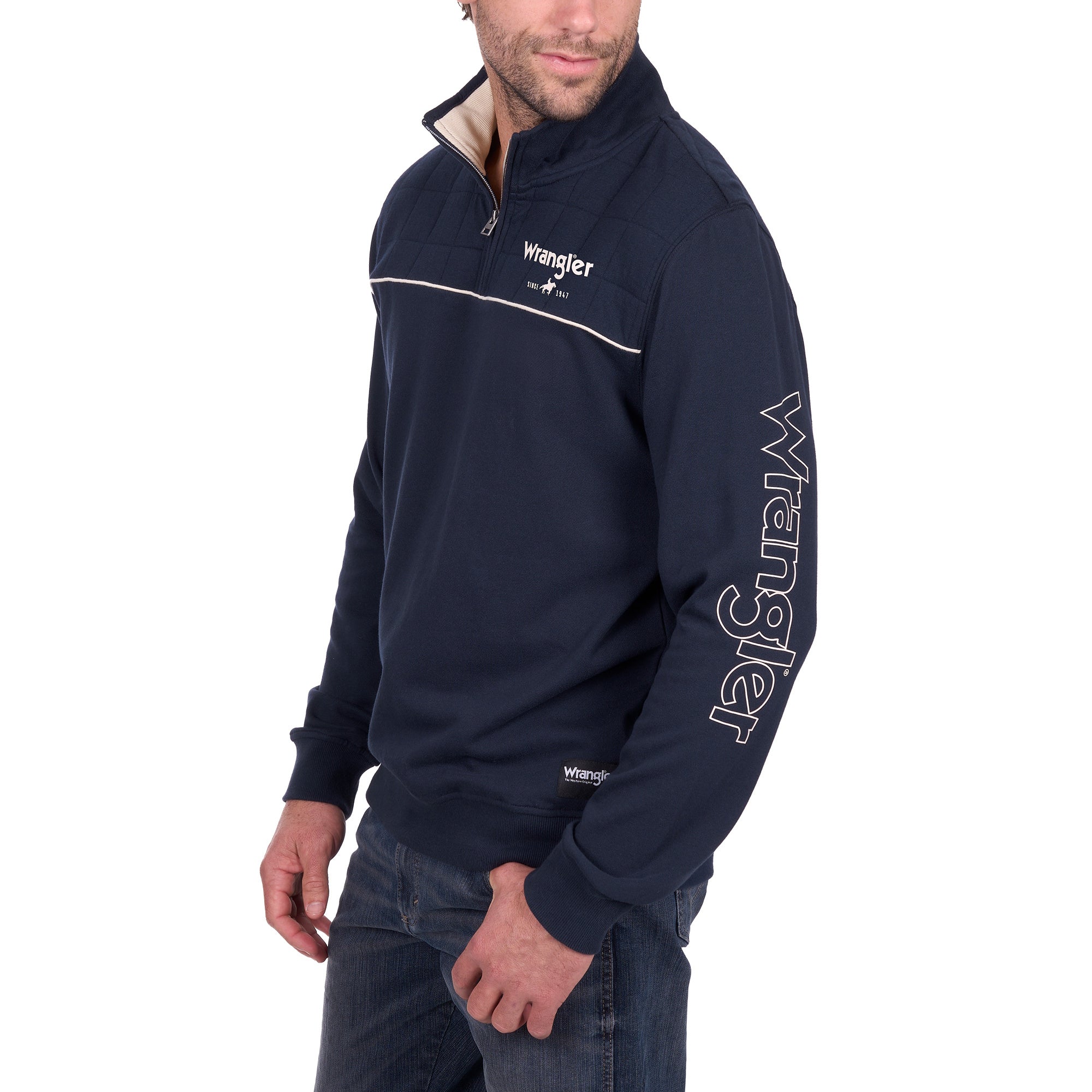 Wrangler® Mens Dale 1/4 Zip Pullover