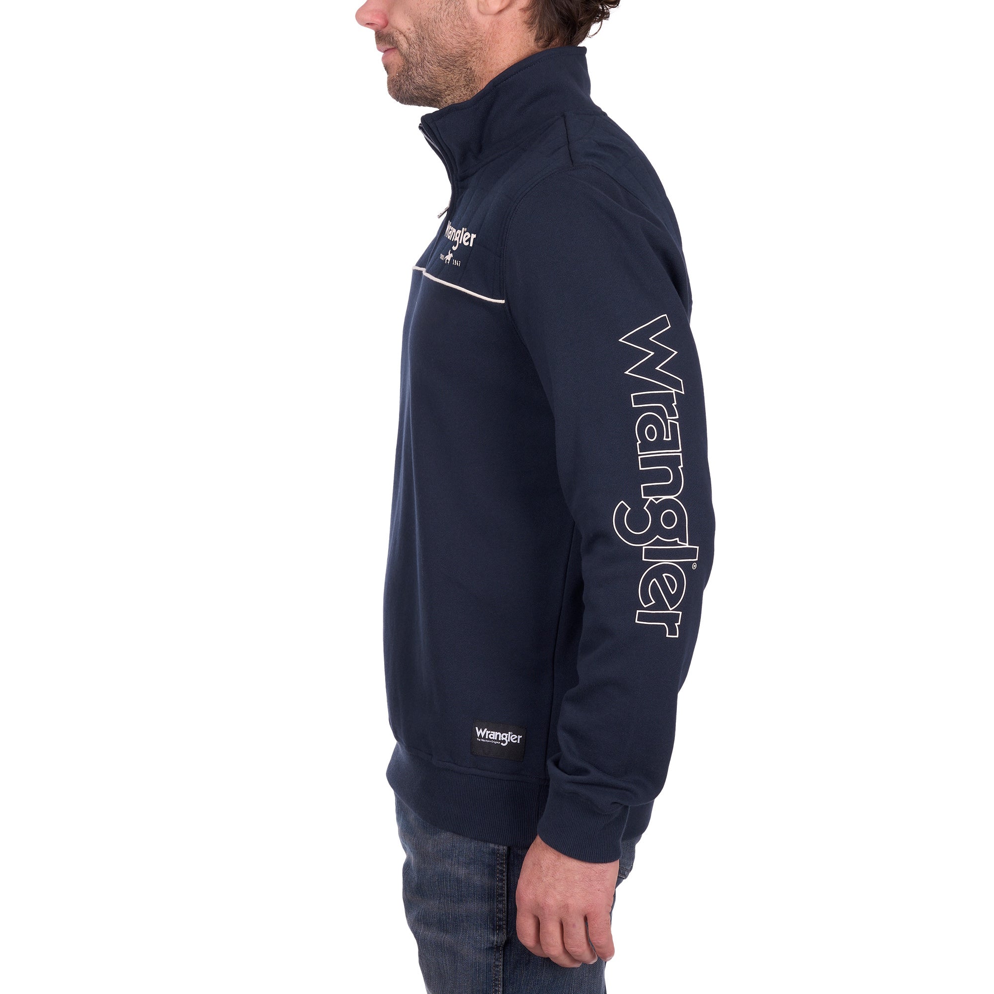 Wrangler® Mens Dale 1/4 Zip Pullover