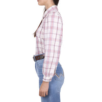 Wrangler® Womens Henley Western Long Sleeve Shirt