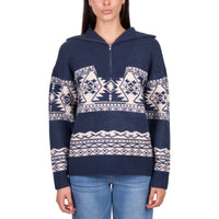 Wrangler® Womens Lacey Knitted 1/4 Zip Pullover